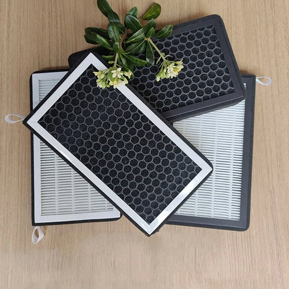 Carbon Activated PM2.5 Cleaner Air Filter Conditioner Replacement Kit Compatible For Tesla Model 3 Model Y 2pcs HEPA N98