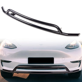TLAPS For 2020-2024 Tesla Model Y Steel Tube Style Front Bumper Guard - Black