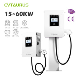 New Hot Sale 20/30/40KW CCS2 NACS GBT Ocpp DC Fast EV Charging Station for Commercial Home Use Floor Mounted