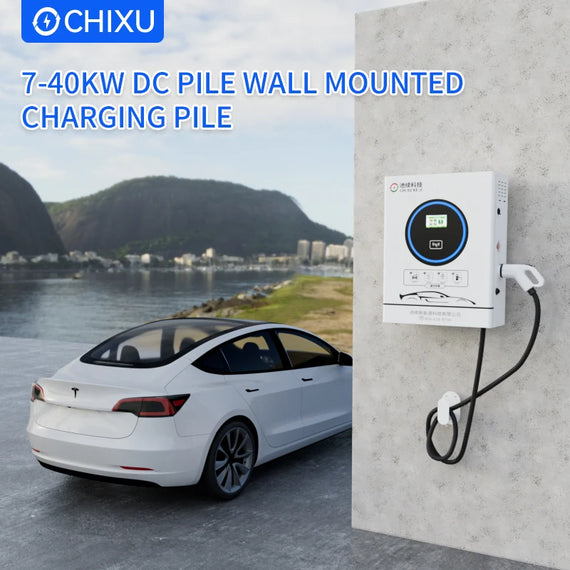 Dc Ev Charger Ccs2 Wall Mounted Charging Stations Solar Car Charging Station for Home